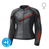 Held Debbie II Black-Neonred Leather Jacket | 5730-61