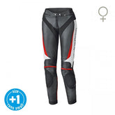 Held Lane II Black-White-Red Leather Trouser | 5751-7