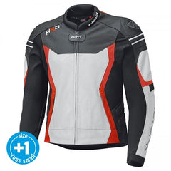 Held Street 3.0 White-Red Leather Jacket | 5830-91