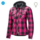 Held Lumberjack II Black-Pink Textile Jacket | 62010-63