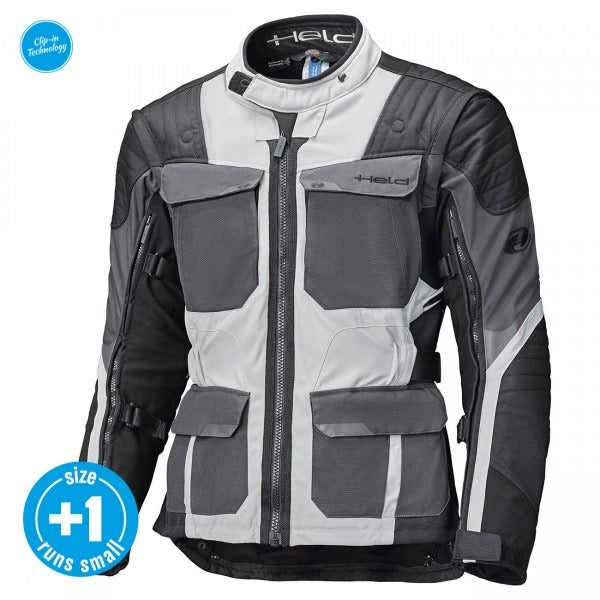 Held Mojave Top Grey-Black Textile Jacket | 62023-68