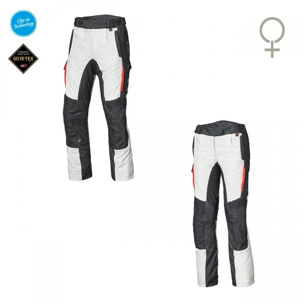 Held Torno Evo Grey-Red Textile Trouser | 62160-72