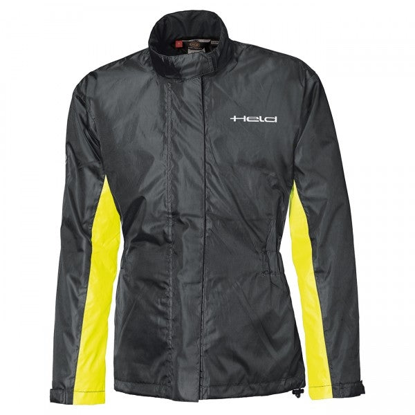 Held Spume Top Black-Fluorescent-Yellow Rainwear | 62180-58