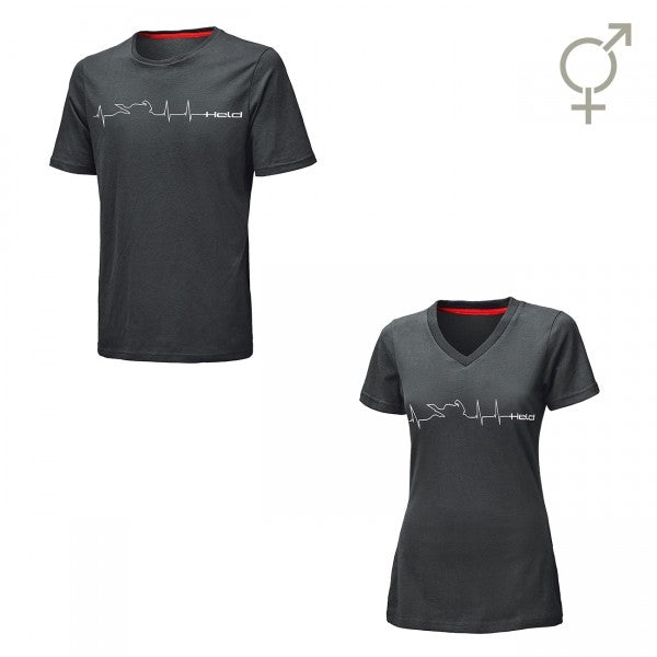 Held T-Shirt Be Heroic Design Heartbeat Lifestyle | 9785-221
