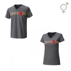 Held T-Shirt Be Heroic Grey-Red Lifestyle | 9785-72