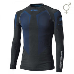 Held 3D-Skin Cool Top Black-Blue Functional Underwear | 9862-15