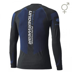 Held 3D-Skin Cool Top Black-Blue Functional Underwear | 9862-15