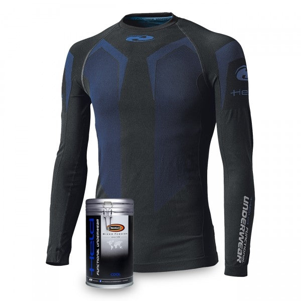 Held 3D-Skin Cool Top Black-Blue Functional Underwear | 9862-15