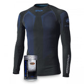 Held 3D-Skin Cool Top Black-Blue Functional Underwear | 9862-15