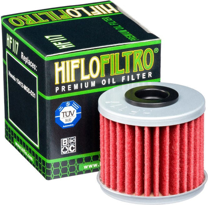 Hiflofiltro Oil filter HF117 DCT | HF117