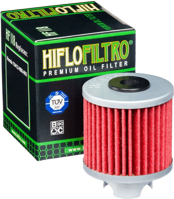 Hiflofiltro Oil filter Pit Bike HF118 | HF118