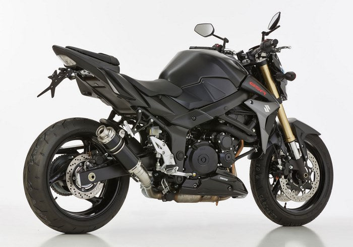 HURRIC Supersport slip on exhaust (4-1) super short,black | 63502554