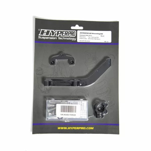 HYPERPRO Steering Damper Mounting Kit SD MNT KT KAWA Z650 17- 06040275 / MK-KA06-T009-B | MK-KA06-T009-B