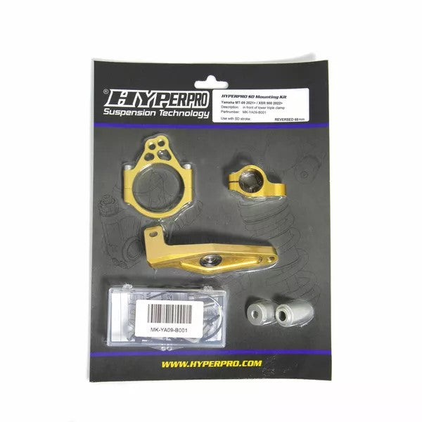 HYPERPRO Steering Damper Mounting Kit SD MNT KT YAM MT09 21-22 06040286 / MK-YA09-B001 | MK-YA09-B001