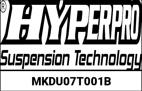 HYPERPRO Steering Damper Mounting Kits MNT KIT DUCATI 916 / 996 (S/R) / 998 06040289 / MKDU07T001B | MKDU07T001B