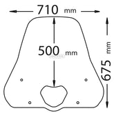 Isotta Classic Windshield | CLS3628