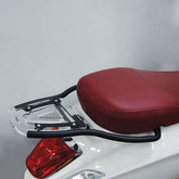 Isotta Luggage Rack In Black And Plexy Smoked Tube | PA310N
