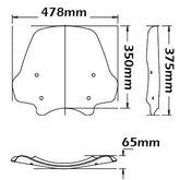 Isotta High Protection Windshield, Smoked Clear | SC382