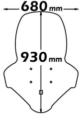 Isotta Windscreen Plus Original Type Complete With Fitting Kit | SC957