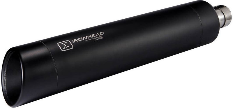 IXIL Slip On Exhaust (Lower Muffler) - Ironhead Round Black | HD 1009 SB