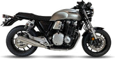 IXIL Slip On Exhaust (Right Muffler) - Ironhead Round Matt Inox | HH 6100 SS