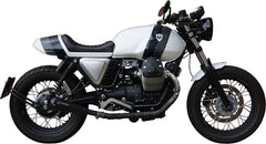 IXIL Slip On Exhaust (Left Muffler) - Ironhead Conical Black Inox | OM 335S SB