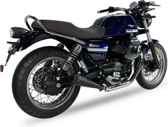 SLIP ON (LEFT MUFFLER) - IRONHEAD CONICAL BLACK INOX