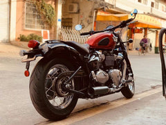 IXIL Slip On Exhaust (Left Muffler) - Ironhead Round Black | OT 4069 SSB