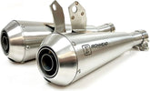 SLIP ON (RIGHT MUFFLER) - IRONHEAD CONICAL MATT INOX