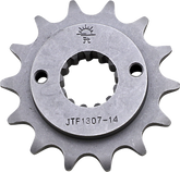 JT SPROCKETS Front Sprocket 14 Teeth Steel Standard 520 Pitch Type 1307 Honda XR650R | JTF1307.14