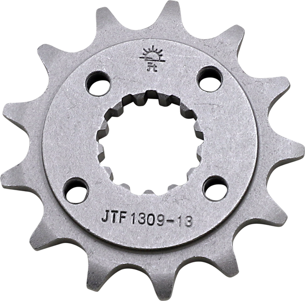 JT SPROCKETS Front Sprocket 13 Teeth Steel Standard 520 Pitch Type 1309 | JTF1309.13