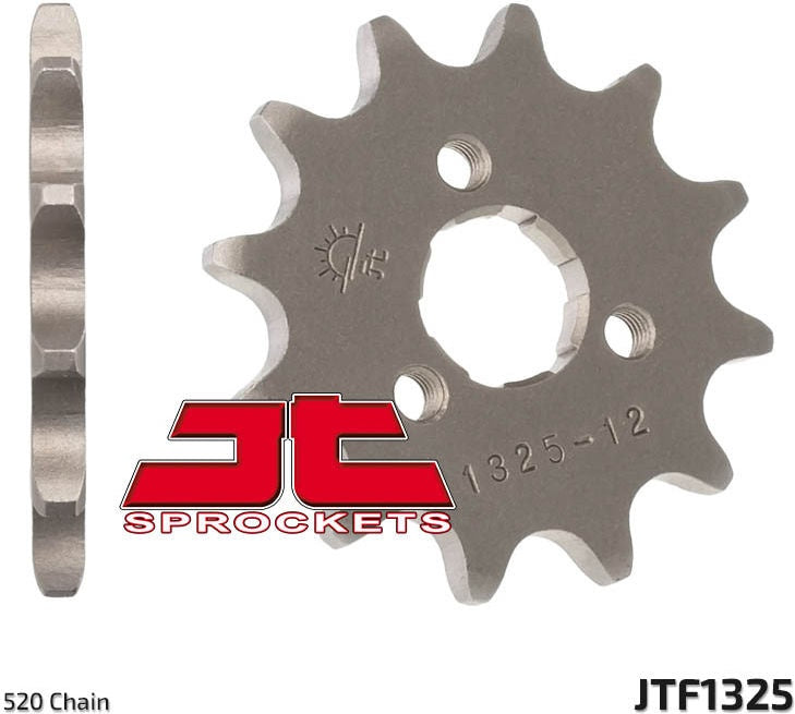 JT SPROCKETS Front Sprocket 11 Teeth Steel Standard 520 Pitch Type 1325 | JTF1325.11
