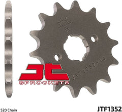 JT SPROCKETS Front Sprocket 12 Teeth Steel Standard 520 Pitch Type 1352 | JTF1352.12