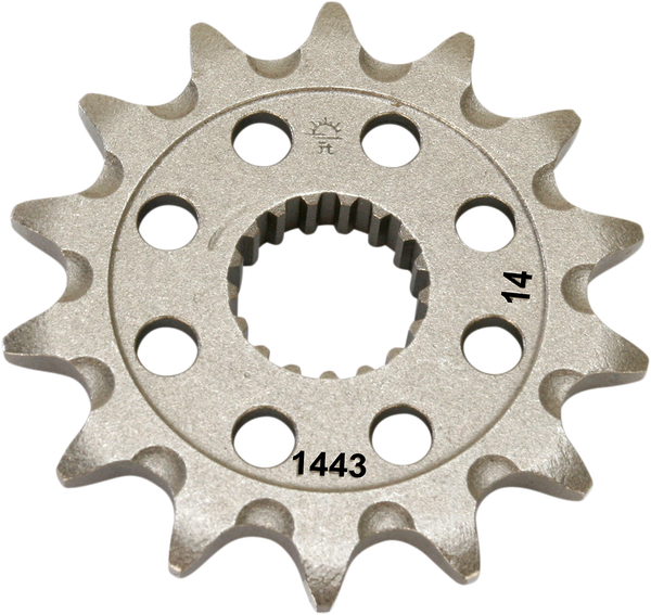 JT SPROCKETS Front Sprocket 14 Teeth Steel Self-Cleaning 520 Pitch Type 1443SC Suzuki RM-Z450 | JTF1443.14SC