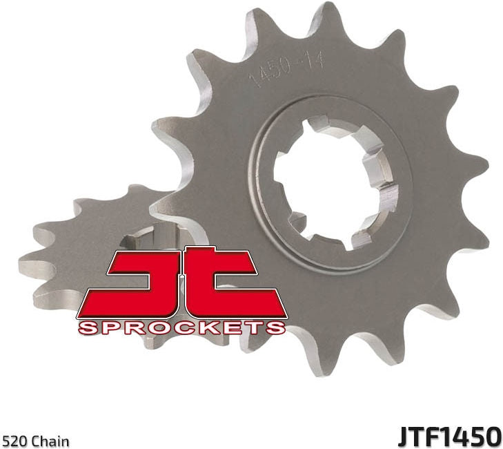 JT SPROCKETS Front Sprocket 13 Teeth Steel Standard 520 Pitch Type 1450 Suzuki LT500R | JTF1450.13