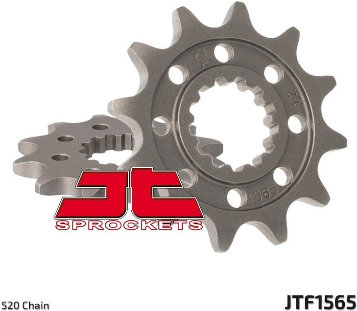 JT SPROCKETS Front Sprocket 13 Teeth Steel Self-Cleaning 520 Pitch Type 1565SC Kawasaki KX450F | JTF1565.13SC