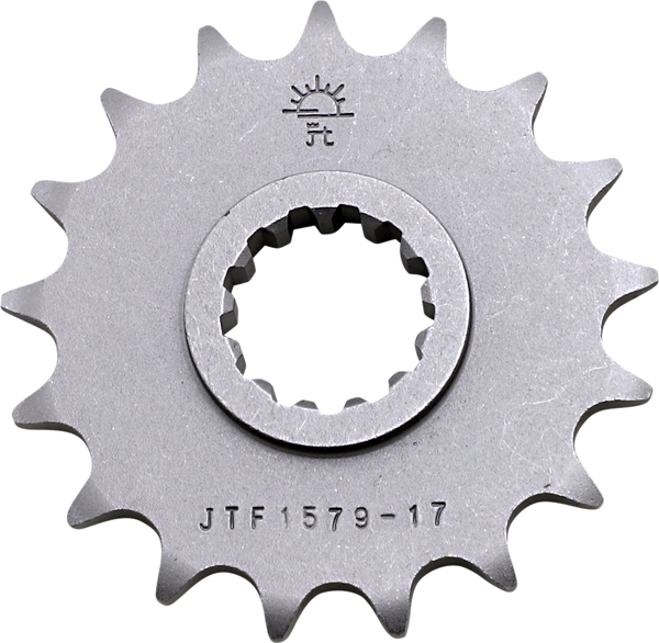 JT SPROCKETS Front Sprocket 17 Teeth Steel Standard 520 Pitch Type 1579 | JTF1579.17