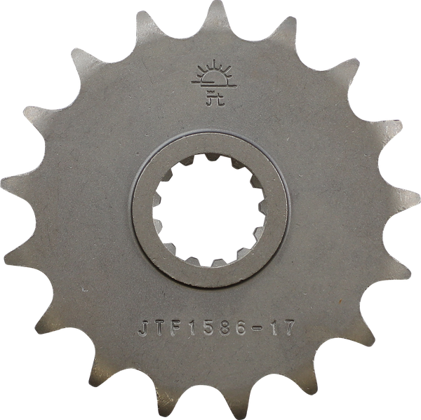 JT SPROCKETS Front Sprocket 17 Teeth Steel Standard 525 Pitch Type 1586 | JTF1586.17