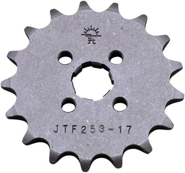 JT SPROCKETS Front Sprocket 17 Teeth Steel Standard 420 Pitch Type 253 | JTF253.17