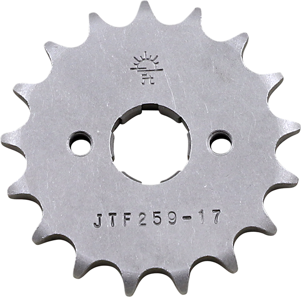 JT SPROCKETS Front Sprocket 17 Teeth Steel Standard 428 Pitch Type 259 | JTF259.17