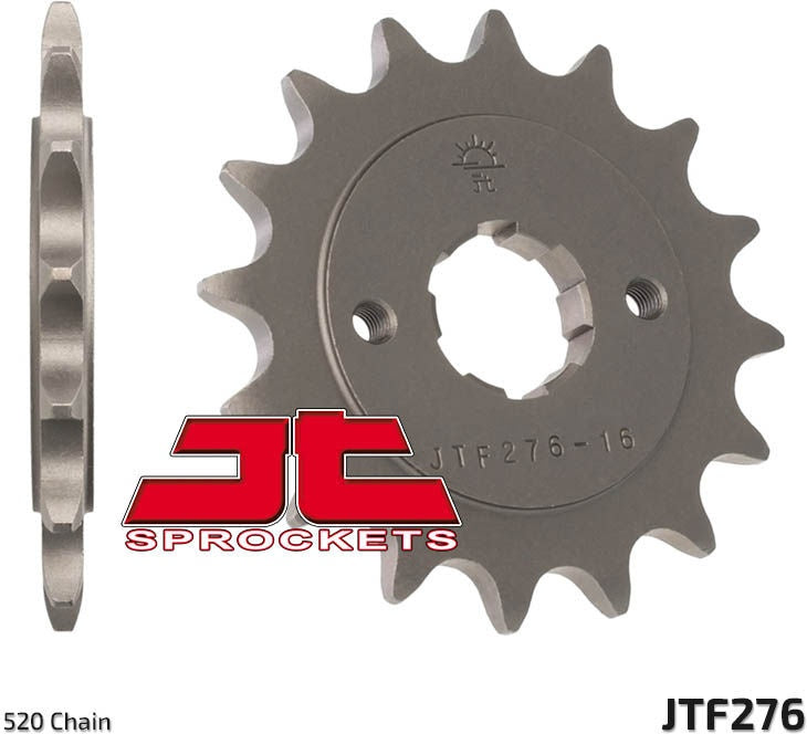 JT SPROCKETS Front Sprocket 15 Teeth Steel Standard 520 Pitch Type 276 Honda CB250S | JTF276.15