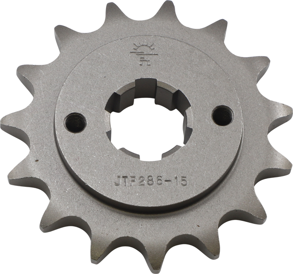 JT SPROCKETS Front Sprocket 15 Teeth Steel Standard 520 Pitch Type 286 | JTF286.15