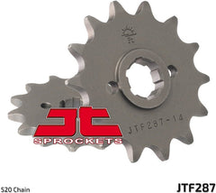 JT SPROCKETS Front Sprocket 13 Teeth Steel Standard 520 Pitch Type 287 | JTF287.13