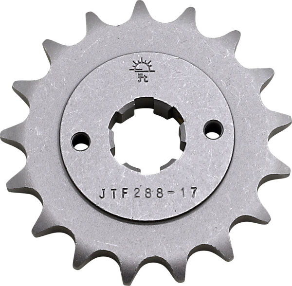 JT SPROCKETS Front Sprocket 17 Teeth Steel Standard 530 Pitch Type 288 | JTF288.17