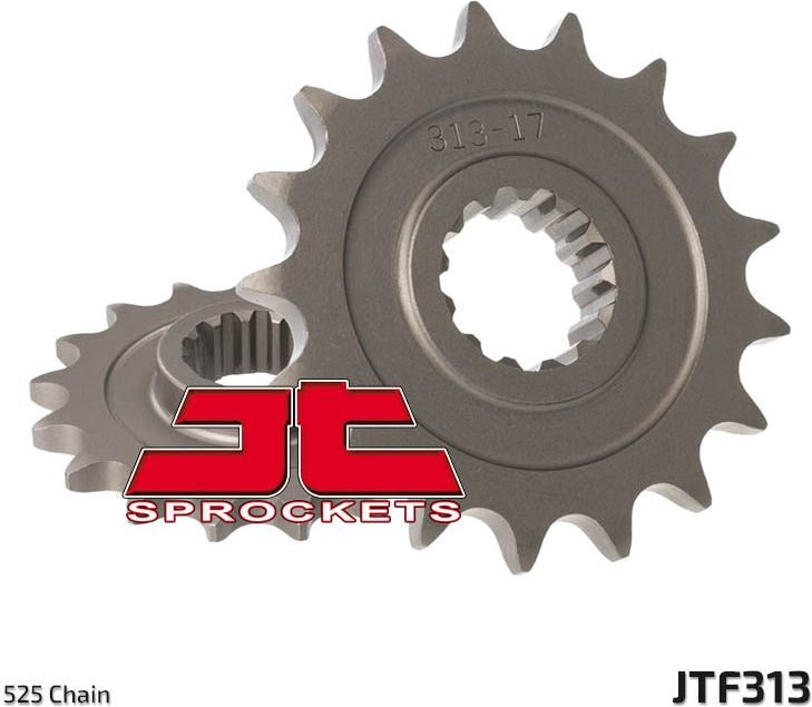 JT SPROCKETS Front Sprocket 16 Teeth Steel Standard 525 Pitch Type 313 | JTF313.16