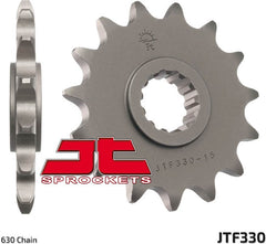JT SPROCKETS Front Sprocket 15 Teeth Steel Standard 630 Pitch Type 330 | JTF330.15