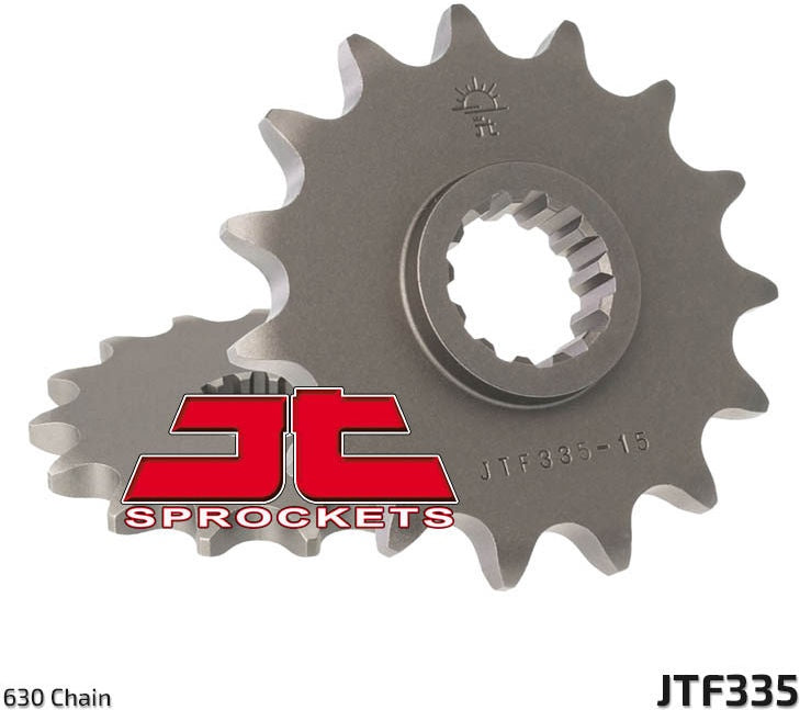 JT SPROCKETS Front Sprocket 15 Teeth Steel Standard 630 Pitch Type 335 | JTF335.15