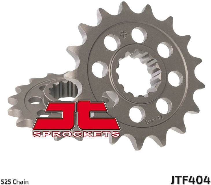 JT SPROCKETS Front Sprocket 17 Teeth Steel Standard 525 Pitch Type 404 BMW S1000RR | JTF404.17