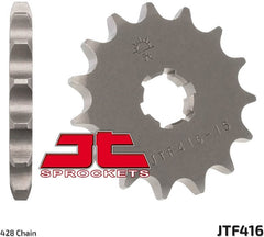 JT SPROCKETS Front Sprocket 15 Teeth Steel Standard 428 Pitch Type 416 | JTF416.15