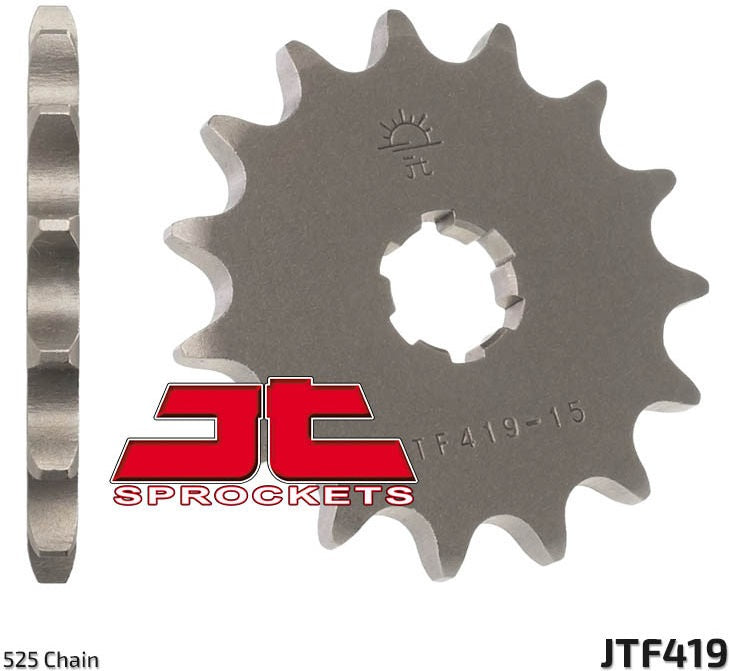 JT SPROCKETS Front Sprocket 14 Teeth Steel Standard 520 Pitch Type 419 Suzuki TS250/GT | JTF419.14